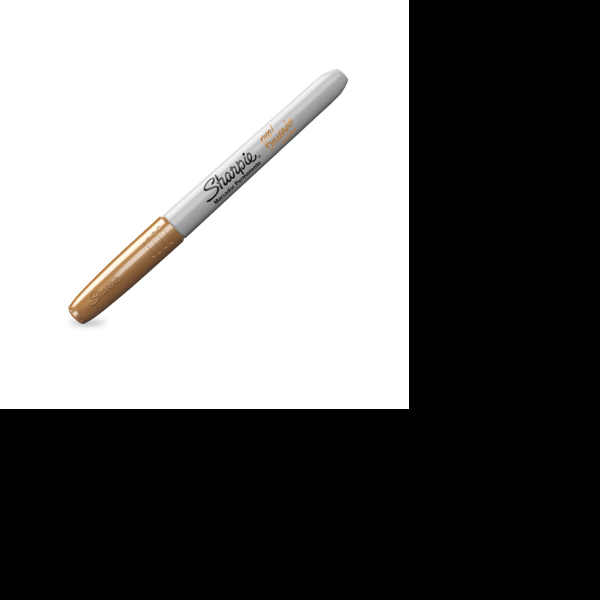 MARCADOR PERM. DELG. PLAST. SHARPIE P.F. ORO E12 C.144